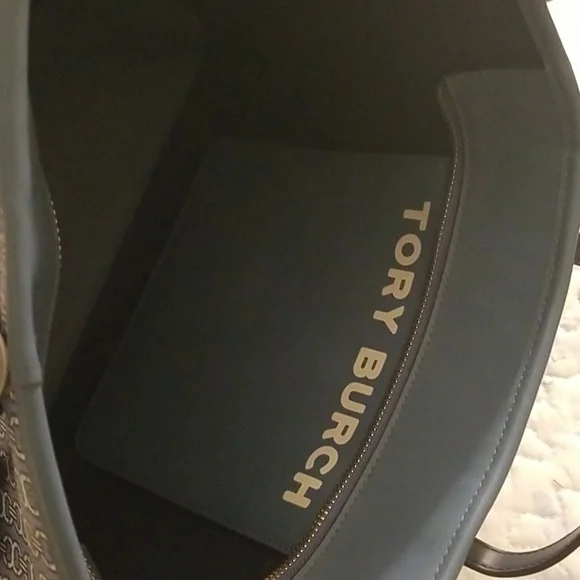 Tory burch Blue Gemini  link tote Canvas - Picture 10 of 13